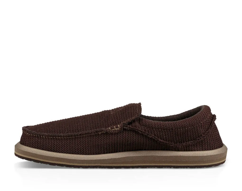 Sanuk Mens Chiba Weava Brown