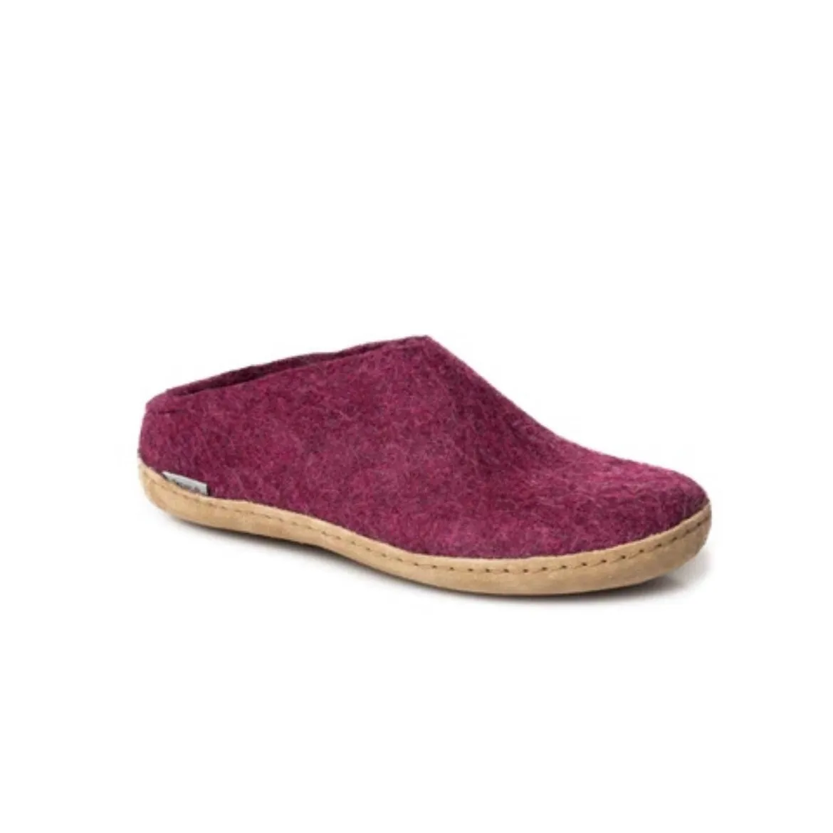 Slip-on with Leather Sole - Cranberry