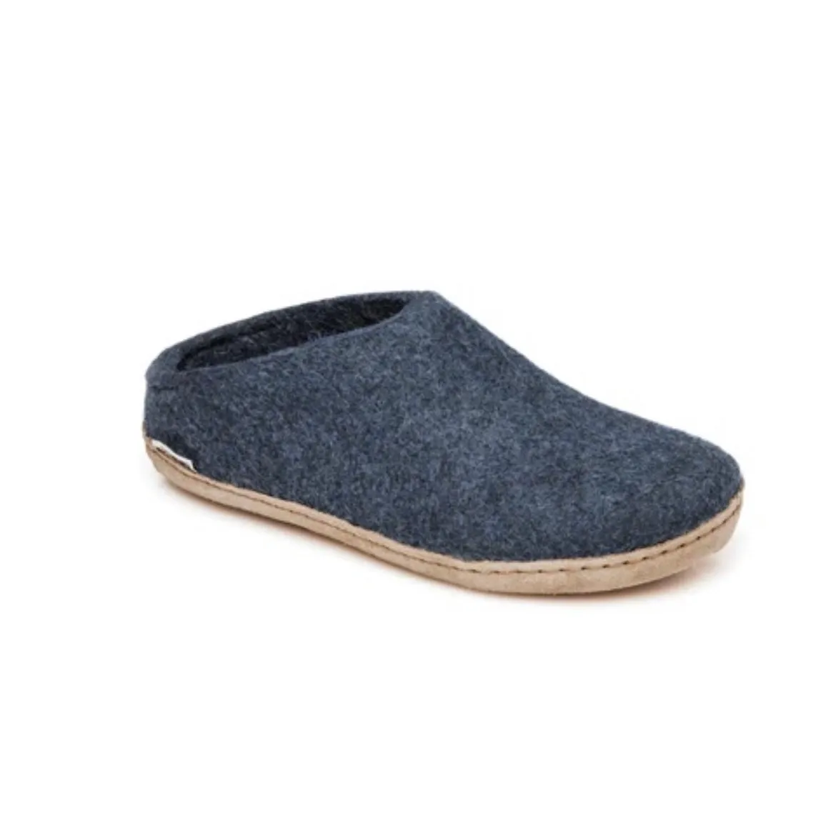 Slip-on with Leather Sole - Denim