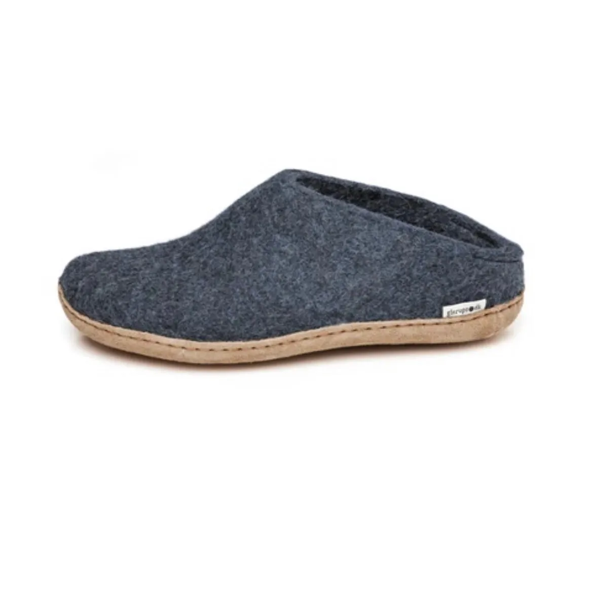 Slip-on with Leather Sole - Denim