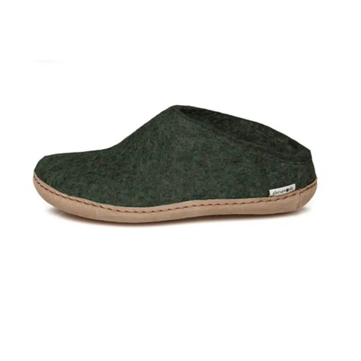Slip-on with Leather Sole - Forest