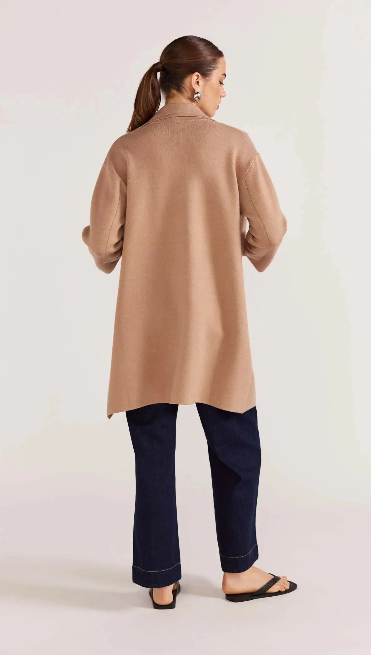 Staple The Label Marlowe Coatigan- Camel
