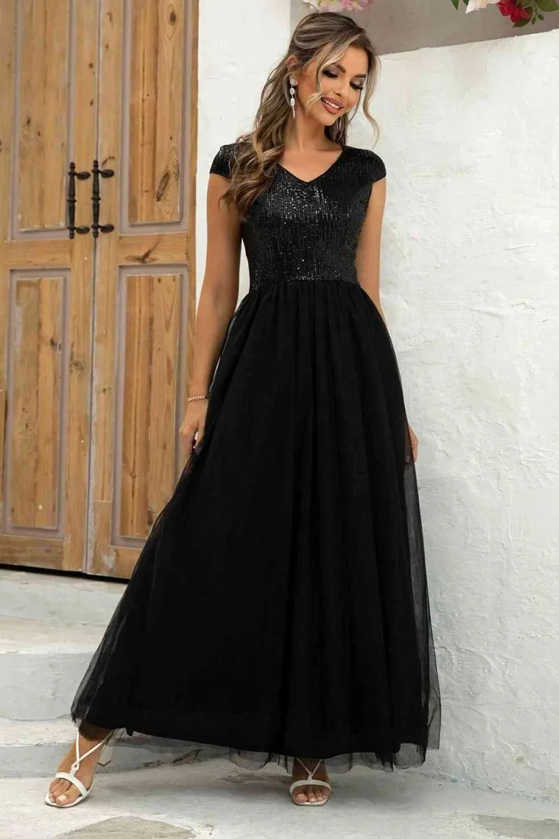Until The Weekend Sequin Maxi Dress