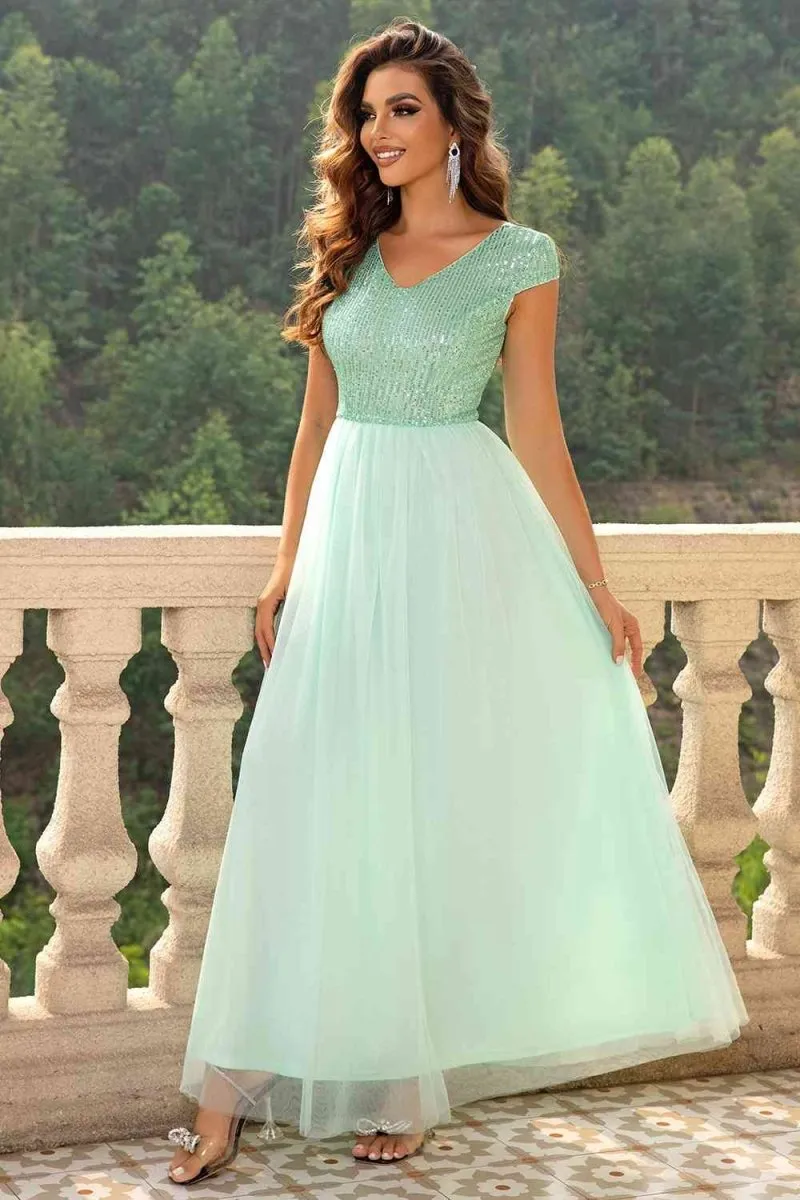 Until The Weekend Sequin Maxi Dress