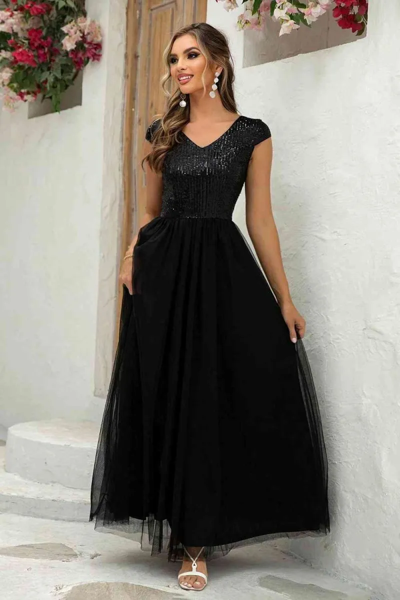 Until The Weekend Sequin Maxi Dress