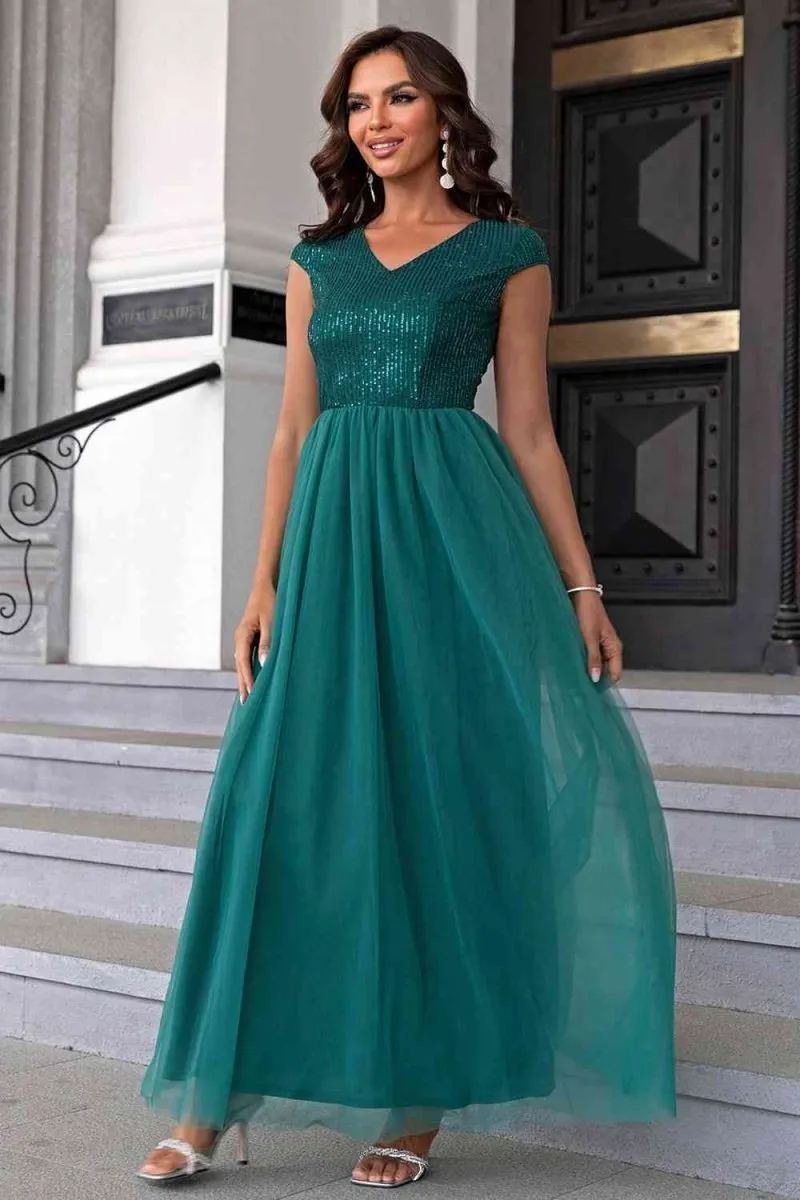 Until The Weekend Sequin Maxi Dress