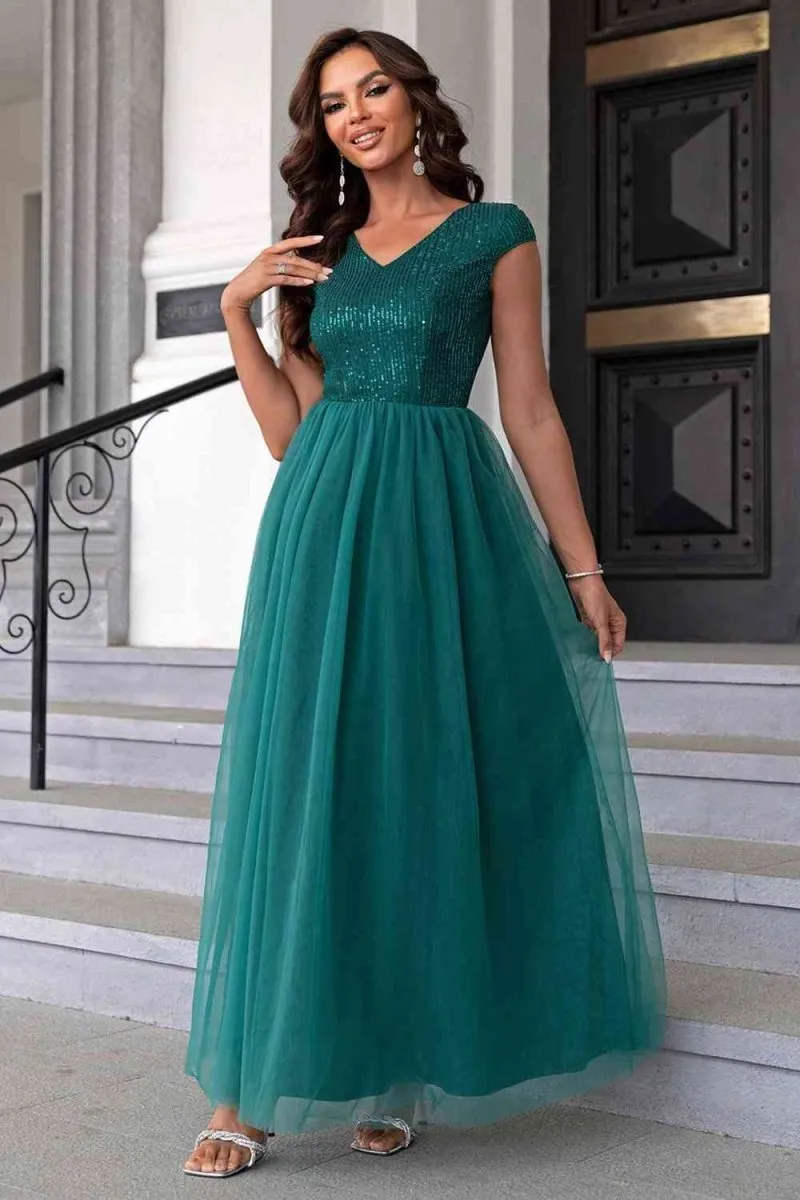 Until The Weekend Sequin Maxi Dress