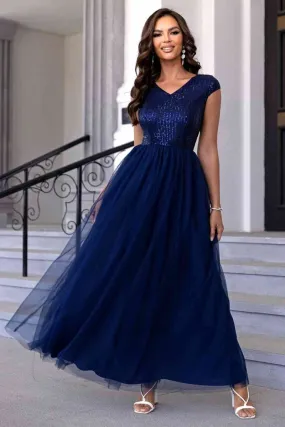 Until The Weekend Sequin Maxi Dress