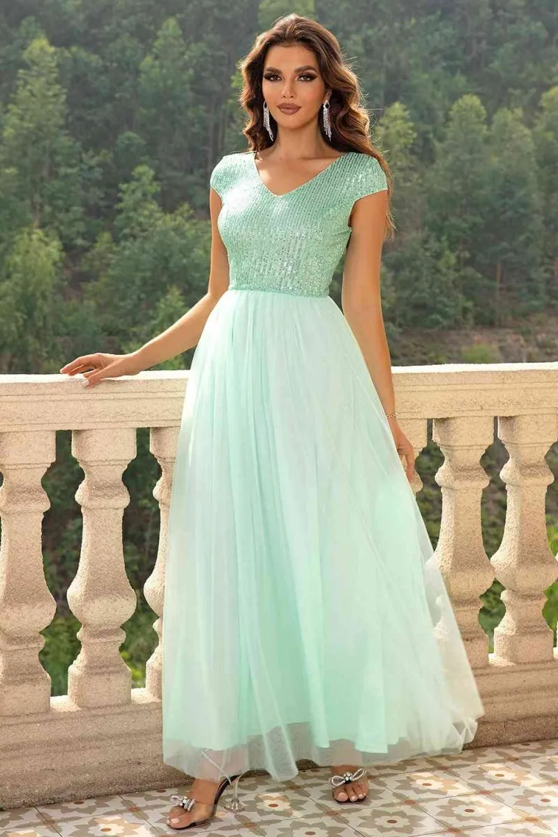 Until The Weekend Sequin Maxi Dress
