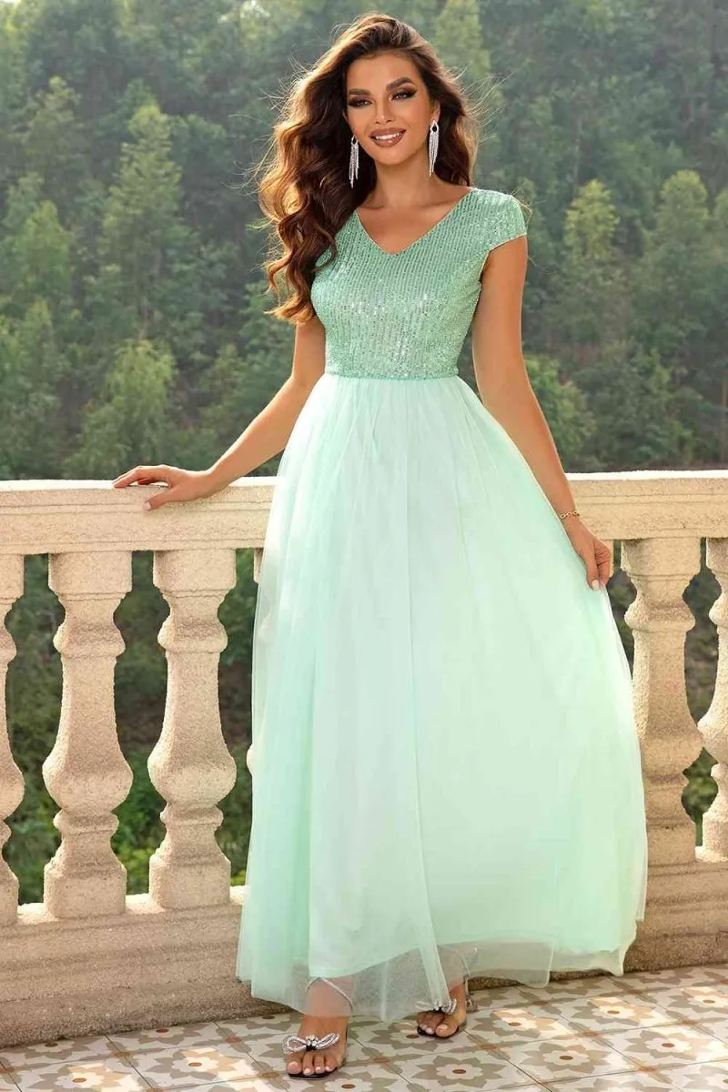 Until The Weekend Sequin Maxi Dress