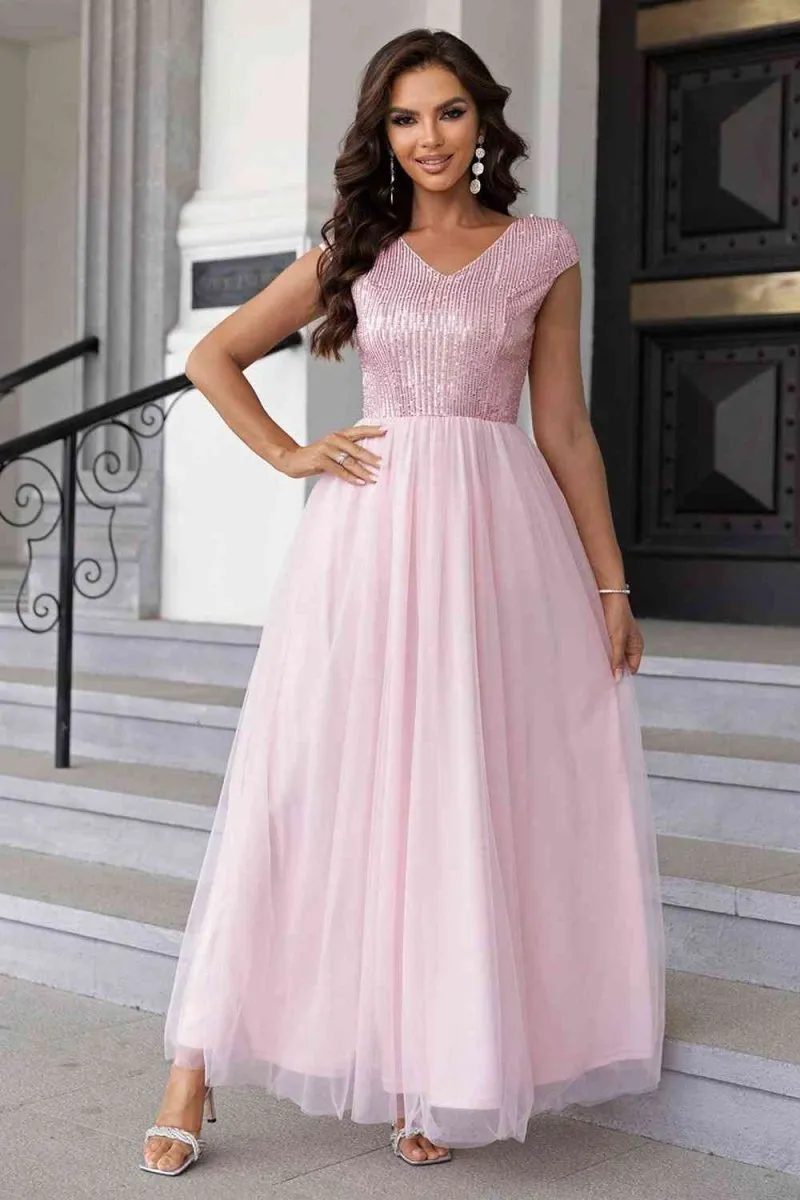 Until The Weekend Sequin Maxi Dress