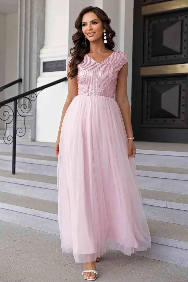 Until The Weekend Sequin Maxi Dress