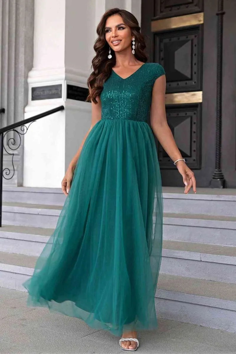 Until The Weekend Sequin Maxi Dress