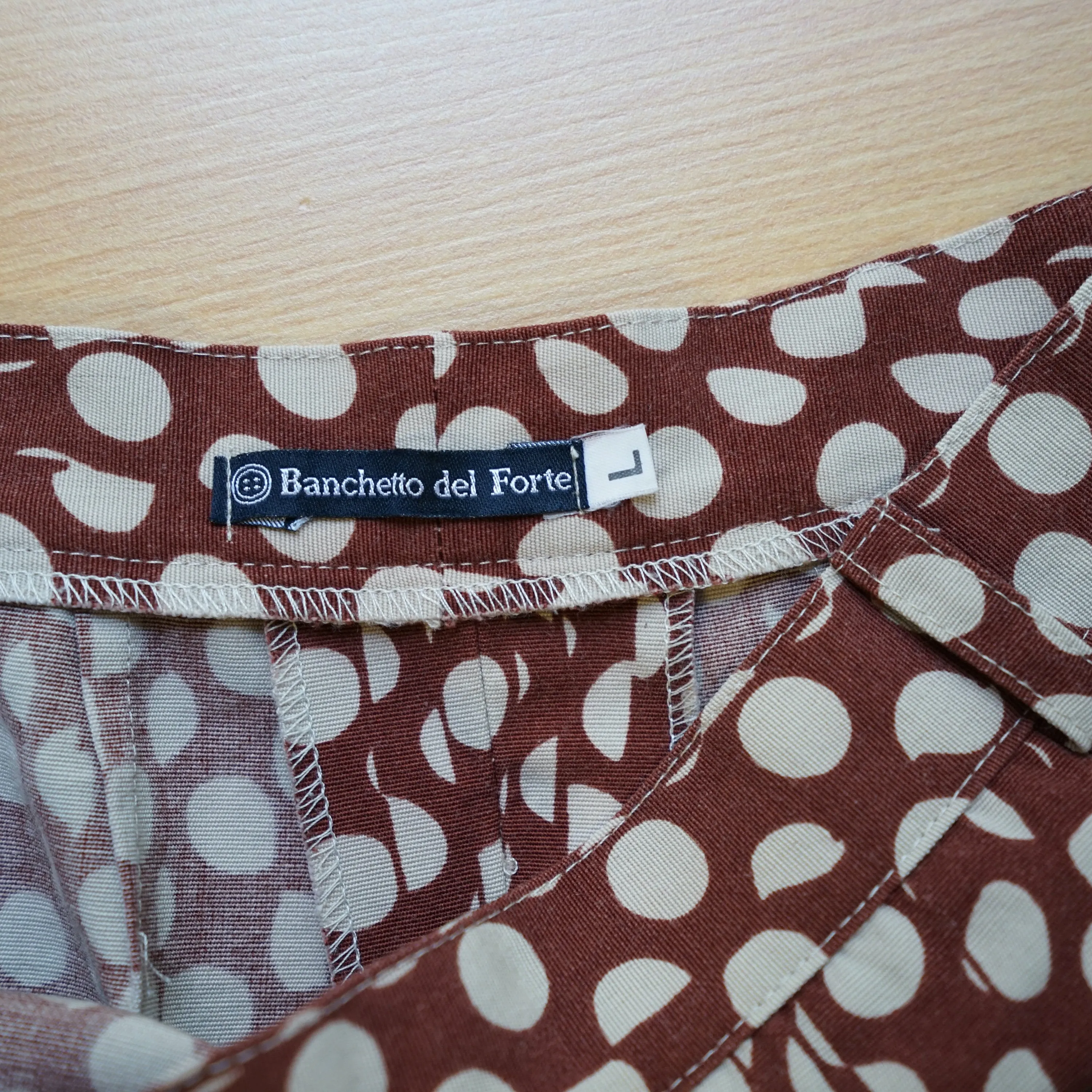 Vintage white brown Pants size M