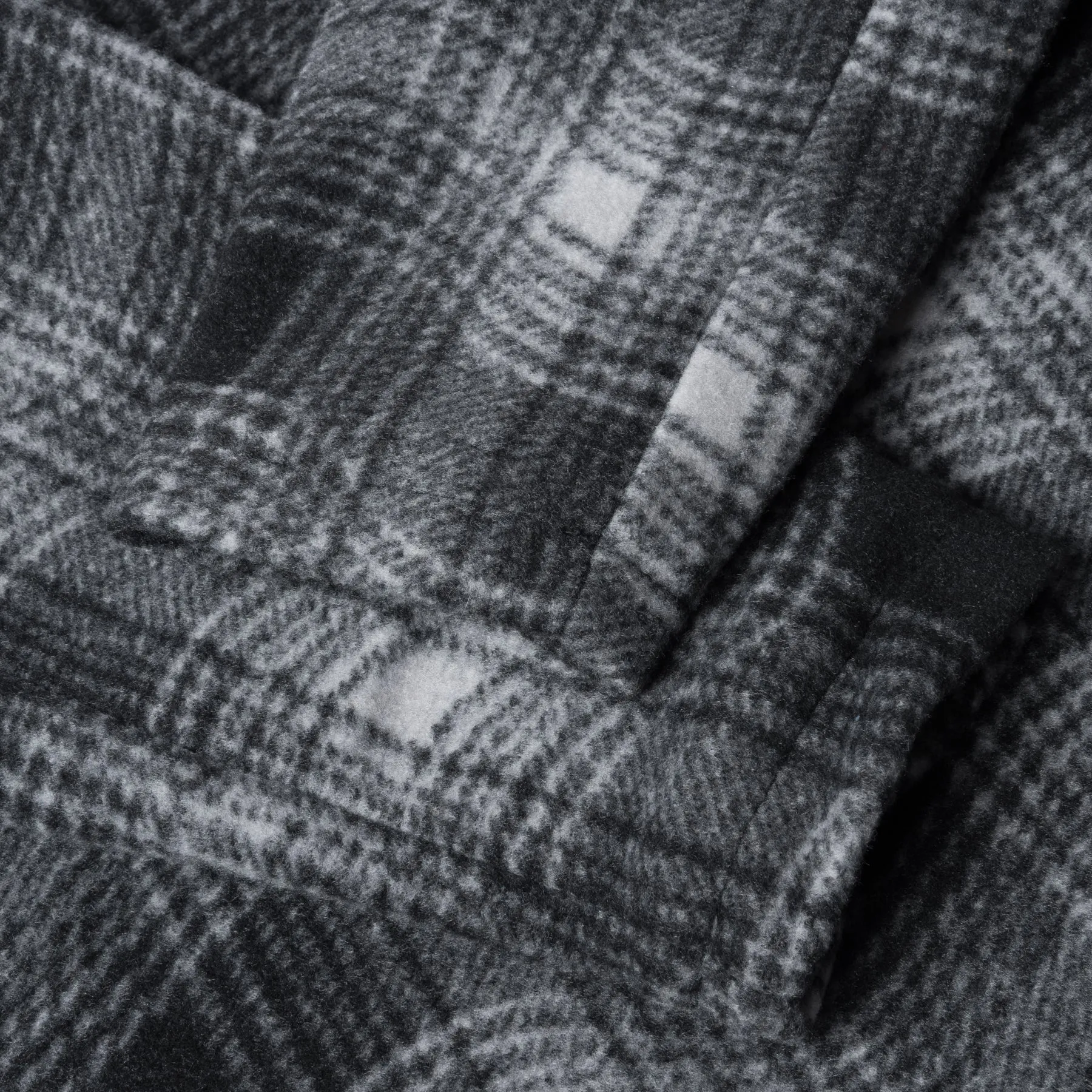 Wave Plaid Jacket - Charcoal