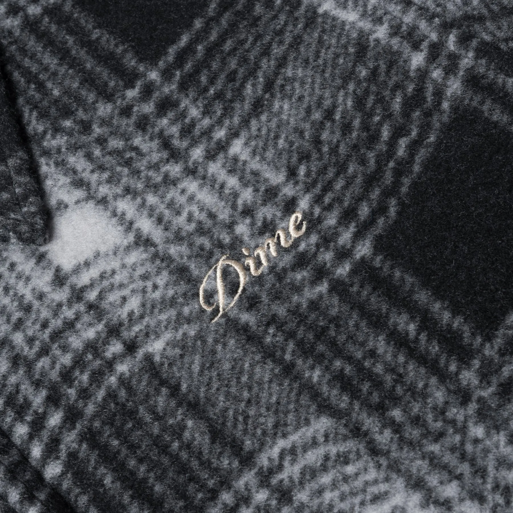 Wave Plaid Jacket - Charcoal