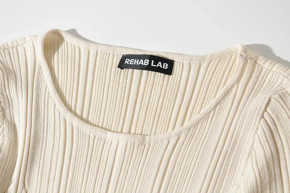 Women Geometric Knitted Stretchable Slim Dress Autumn Winter 4 Colors Long Sleeve Elegant Midi Dresses