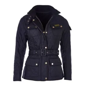 Womens Barbour International Black International Polarquilt Jacket