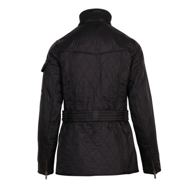 Womens Barbour International Black International Polarquilt Jacket